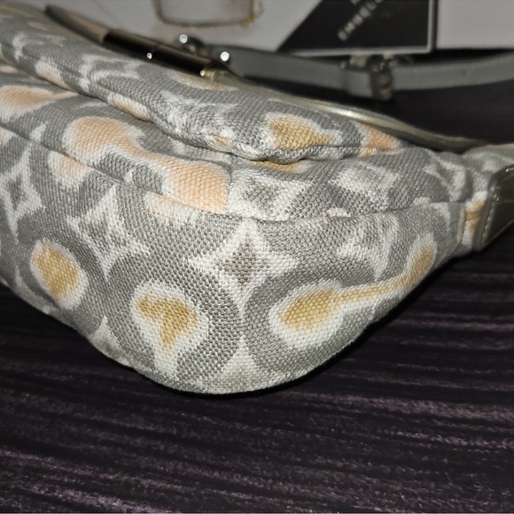 Coach Kristin Ikat OP Art Hobo Flap Shoulder Bag. NWT - Picture 7 of 15